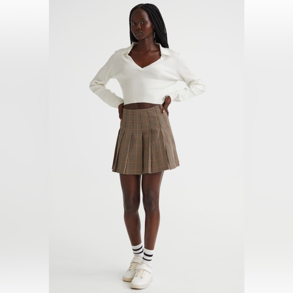 H&M Collared Rib-knit Top - Picture 5 of 11
